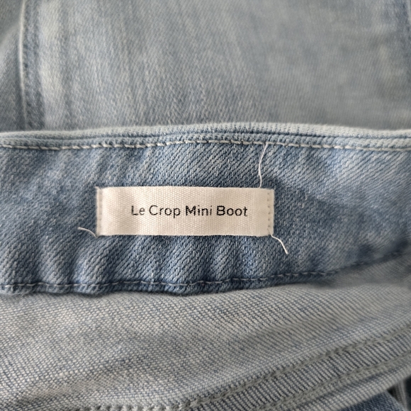 Frame Le Crop Mini Boot Carnation Size 31 - Picture 9 of 11